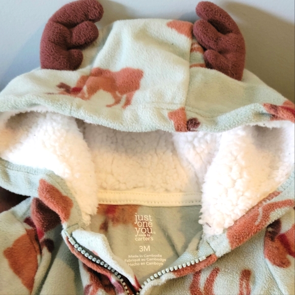 NWT-Carter's-Baby Boy-Fleece Infant Pajama Bundle-Multi-Color-Size NB & 3 Months - Picture 2 of 7